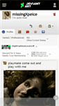 Mobile Screenshot of missingxpeice.deviantart.com