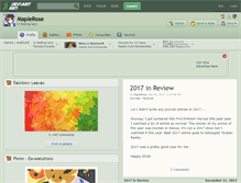 Tablet Screenshot of maplerose.deviantart.com