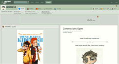 Desktop Screenshot of kinoko19.deviantart.com
