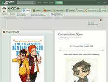 Tablet Screenshot of kinoko19.deviantart.com