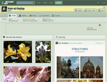 Tablet Screenshot of noor-al-haqiqa.deviantart.com