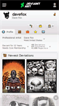 Mobile Screenshot of davefox.deviantart.com