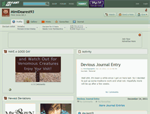 Tablet Screenshot of mimidearest93.deviantart.com