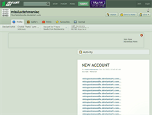 Tablet Screenshot of missluxtehmaniac.deviantart.com