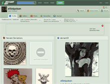 Tablet Screenshot of elliotpoison.deviantart.com