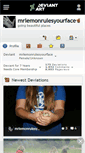 Mobile Screenshot of mrlemonrulesyourface.deviantart.com