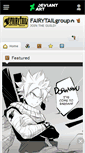 Mobile Screenshot of fairytailgroup.deviantart.com