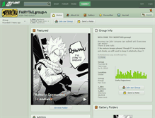 Tablet Screenshot of fairytailgroup.deviantart.com
