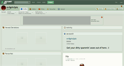 Desktop Screenshot of evilgrin2plz.deviantart.com