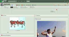 Desktop Screenshot of maumorado.deviantart.com