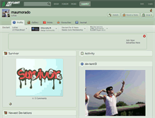 Tablet Screenshot of maumorado.deviantart.com