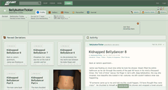 Desktop Screenshot of bellybuttontickler.deviantart.com