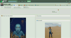 Desktop Screenshot of marion-light.deviantart.com