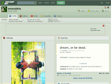 Tablet Screenshot of emeraldiris.deviantart.com