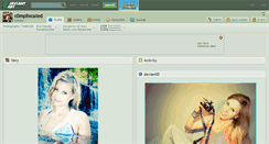 Desktop Screenshot of c0mplixcated.deviantart.com