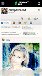 Mobile Screenshot of c0mplixcated.deviantart.com