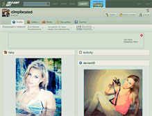 Tablet Screenshot of c0mplixcated.deviantart.com