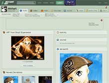 Tablet Screenshot of minhart.deviantart.com