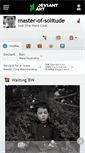Mobile Screenshot of master-of-solitude.deviantart.com