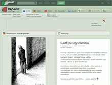 Tablet Screenshot of daysavior.deviantart.com