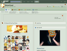 Tablet Screenshot of istonecloud.deviantart.com