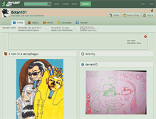Tablet Screenshot of botan101.deviantart.com