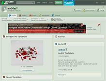 Tablet Screenshot of andidas.deviantart.com
