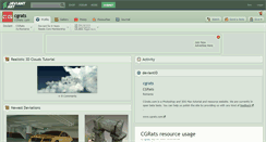 Desktop Screenshot of cgrats.deviantart.com