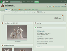 Tablet Screenshot of jeffmargolin.deviantart.com