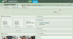 Desktop Screenshot of amputeeloveisgood.deviantart.com
