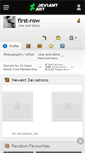 Mobile Screenshot of first-row.deviantart.com