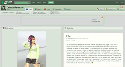 Desktop Screenshot of celestialraven16.deviantart.com
