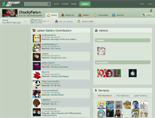 Tablet Screenshot of chuckyfans.deviantart.com