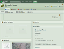 Tablet Screenshot of gwendolyn-renee.deviantart.com