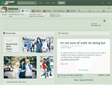 Tablet Screenshot of neikhael.deviantart.com
