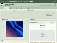 Tablet Screenshot of chimera-hybrid.deviantart.com