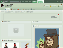 Tablet Screenshot of morgana007.deviantart.com