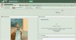 Desktop Screenshot of littlegoosegirl.deviantart.com