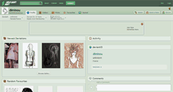 Desktop Screenshot of diminou.deviantart.com