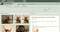 Desktop Screenshot of gamesworkshoplotr.deviantart.com