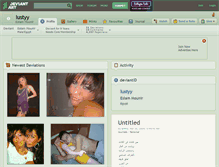 Tablet Screenshot of lustyy.deviantart.com