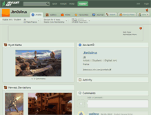 Tablet Screenshot of jbn0s0rus.deviantart.com
