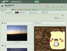 Tablet Screenshot of bansheehowl.deviantart.com