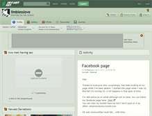 Tablet Screenshot of limblesslove.deviantart.com