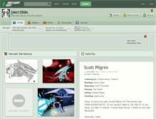 Tablet Screenshot of j4m1350n.deviantart.com