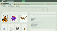 Desktop Screenshot of palkialegend.deviantart.com
