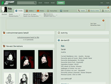 Tablet Screenshot of fbb.deviantart.com