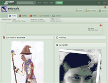 Tablet Screenshot of antic-cafe.deviantart.com