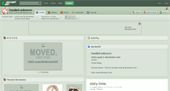Desktop Screenshot of hooded-unknown.deviantart.com