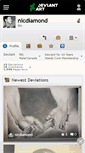 Mobile Screenshot of nicdiamond.deviantart.com